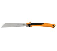 Fiskars Sega Pieghevole a Taglio Tirante Pro, Lunghezza della Lama: 25 cm, 13 TPI, Nero/Arancione, PowerTooth, 1062933