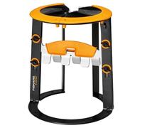 Fiskars Serie X Spaccalegna L per Legna da Ardere, Spaccalegna Manuale e Sicuro per Ceppi Fino a Ø 12 cm, Borsa Inclusa, Nero/Arancione, 1079156