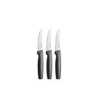 Fiskars Set di coltelli da coltello, 3 pezzi, Functional Form, Acciaio inox/Plastica, Nero, 1057564