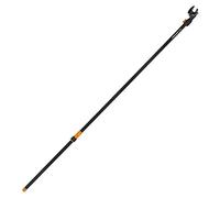 Fiskars Svettatoio Multiuso a Lungo Raggio con Lame Bypass per Alberi e Siepi, Rivestimento Antiaderente, Lame in Acciaio Temprato/Manico in Alluminio, Lunghezza: 2.4 m, Nero/Arancione, UP84, 1001557