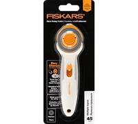 Fiskars, Taglierina rotante a sostituzione facile (45 mm), colore: bianco