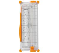 Fiskars Taglierina SureCut A4 Base Stretta Taglierina per Carta con Guida alla