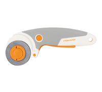 Fiskars Taglierino a Rotella in Titanio, Impugnatura con Leva a Grilletto, Per Destrimani e Mancini, Diametro della Lama: 45 mm, Arancione/Bianco/Grigio, 1066041