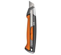 Fiskars Taglierino CarbonMax Snap-Off 18 mm 16,5 cm Acciaio inox/Plastica Nero/Arancione