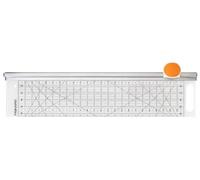 Fiskars Taglierino con lama rotante Ø 45 mm e righello, 6" x 24", Arancione/Bianco, 1014651