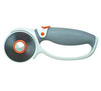 Fiskars Taglierino con lama rotante in titanio, Ø 60 mm, Per destrorsi e mancini, Arancione/Bianco/Grigio, 1004753