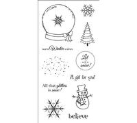 FISKARS timbri Trasparenti -3 x 15,2 cm Sheet-all That Glitters