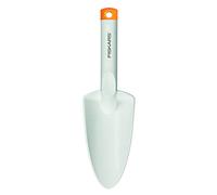 Fiskars Trapiantatore per piantare e trapiantare, Lunghezza: 29,1 cm, Bianco/Arancione, FiberComp/Acciaio di qualità, Light, 1027032