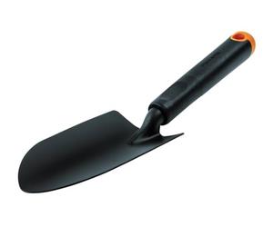 Fiskars Trapiantatore, Per terreno duro, Lunghezza 30 cm | Testa in acciaio resistente/Impugnatura in plastica, Nero/Arancione, Ergo, 1027017