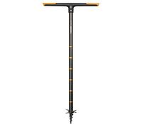 Fiskars Trivella Manuale, Buche Fino a 10 cm di Diametro, Nero/Arancione, QuikDrill, Misura: S, 1000636