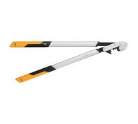 Fiskars Troncarami a incudine per legno secco e duro, Sistema PowerGear X, Misura L, Diametro taglio: 5,5 cm, Rivestimento antiaderente, Acciaio temprato, Lunghezza: 80cm, Nero/Arancione, LX9, 1020189