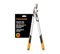 Fiskars Troncarami DualAction, troncarami 2 in 1 con doppia modalità di taglio, modalità S per cesoie precise per steli, modalità L per l'alimentazione attraverso i rami, lama in acciaio a basso