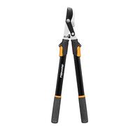 Fiskars Troncarami Telescopico per Legno Fresco, Rivestimento Antiaderente, Acciaio Temprato e Rettificato, Lunghezza Manici: 63-83 cm, Nero/Arancione, L13, 1027528