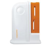Fiskars Universal Affilaforbici, Per destrorsi e mancini, Testa in ceramica/Involucro in plastica, Bianco/Arancione, 1020499
