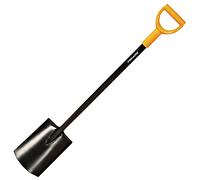 Fiskars Vanga quadra per terreni morbidi e poco sassosi, Lunghezza: 117 cm, Lama in acciaio di qualità/Manico in plastica, Nero/Arancione, Solid, 1003456