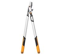 Fiskars X-series DualAction Cesoie Rami Bypass LX108, Per Tagli Rapidi o Potenti, Lame in Acciaio, Rivestimento Antiaderente/Bracci Leggeri in Alluminio, Impugnatura SoftGrip, Nero/Arancione, 1080133