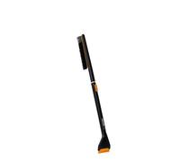 Fiskars X-Series Spazzola Telescopica e Raschietto per Ghiaccio, Doppie Setole, Raschietto con Bordo Duro e Morbido, 85-113 cm, Accessorio per Auto con Parti Sostituibili, 1078493