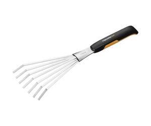 Fiskars Xacttm Hand-Fächerbesen 44cm Rastrello Meno Acciaio Inox 12,5cm Ampio