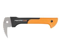 Fiskars Zappino tiratronchi, Lunghezza: 34,8 cm, Lama in acciaio temprato/Manico in plastica rinforzata con fibra di vetro, Custodia inclusa, Nero/Arancione, WoodXpert, XA2, 1003622