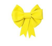 fiskenet Fai da te enorme fiocco in materiale pacchetto gigante grande papillon decorazione fatta a mano in PE sfondo decorazione da parete (giallo, 95-125 cm)