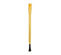 Fiskenet Portasigarette con filtro per bocchino per sigari retrò, telescopico lungo (dorato)