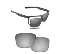Fiskr Lenti di ricambio compatibili con occhiali da sole Costa Del Mar Rinconcito 06S9016 60 mm, resistenti agli urti e vestibilità perfetta, Argento metallizzato., Taglia unica