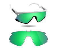 Fiskr Lenti polarizzate di ricambio compatibili con occhiali da sole Oakley BXTR OO9280, resistenti agli urti e vestibilità perfetta, verde smeraldo