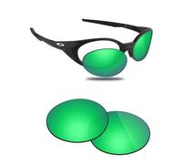 Fiskr Lenti polarizzate di ricambio compatibili con occhiali da sole Oakley Eye Jacket Redux OO9438, resistenti agli urti e vestibilità perfetta, verde smeraldo