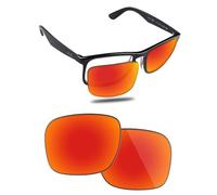 Fiskr Lenti polarizzate di ricambio compatibili con occhiali da sole Ray-Ban RB4264 da 58 mm, resistenti agli urti e vestibilità perfetta, Rosso fuoco, Taglia unica