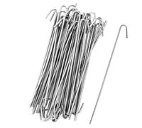 Fissacavi per Recinzione Resistente | 100 Pezzi Ganci a Filo | Attrezzi Alluminio per Giardino Cortile Esterno Cortile Commerciale Area Giochi