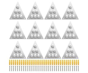 Fissaggi A Pressione Per Pannelli Murari,12 Pezzi Di Antirumore - Hardware Di Montaggio Per Pannelli Acustici A Impalamento | Per Casa, Studio Musicale, Ufficio Domestico E Appartamento