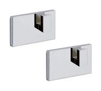 Fissaggi Gedy 2405 13 AUGUSTUS Kit 2 placche adesive Cromo