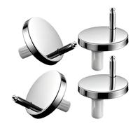 Fissaggi Per Cerniere Copriwater E Sedile WC 4 Pezzi Ricambio Riparazione | Kit Bulloni Serraggio Sicuro Del Coprisedile Per Appartamento, Casa Colonica, Dormitorio, Bagno,