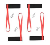 Fissaggi per guanti da sci - Confezione da 4 fasce elastiche regolabili per guanti, cinghie per guanti, anti-ost, cordino, accessori per sci, guanti, manette