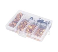Fissaggi per parabrezza Kit Bulloni Carenatura Moto Per Per NINJA650 Per NINJA 650 Viti, Dadi E Clip Di Fissaggio Moto Clip Dadi A Vite Cupolino(Oro)