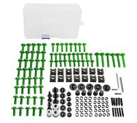 Fissaggi per parabrezza Kit Viti E Dadi Per Carene Moto Per SUZUKI Per VSTROM1000 Per VSTROM 1000 DL1000 XT Clip Di Fissaggio Bulloni Moto Clip Dadi A Vite Cupolino(Verde)