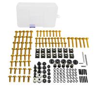 Fissaggi per parabrezza Kit Viti E Dadi Per Carene Moto Per SUZUKI Per VSTROM1000 Per VSTROM 1000 DL1000 XT Clip Di Fissaggio Bulloni Moto Clip Dadi A Vite Cupolino(Oro)