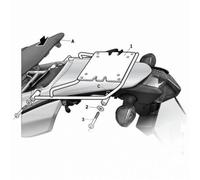 SHAD TOP MASTER HONDA CRF 250L Raccordo topcase, nero