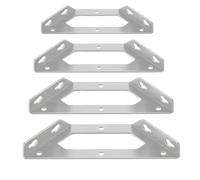 Fissaggi Universali Con Codice Angolare For Staffe Triangolari For Mobili, Adatti For Tavoli, Sedie E Letti(4pcs)