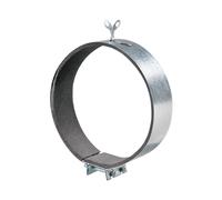 Fissaggio A Cinghia Per Tubo Rotondo 125Mm Ø Acciaio Gummi [EEK: Inaditato]