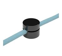 Fissaggio a parete Creative-cables FCP01NERX2-passacavo universale- 2 pezzi nero