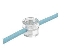 Fissaggio a parete Creative-Cables FCP01TRAX2-passacavo universale-trasparente