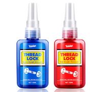 Fissaggio a vite medio e ad alta resistenza, 2 x 50 ml, colla a vite per dadi di sicurezza, viti, elementi di fissaggio e metalli, prevenzione di allentamento e corrosione, blocco filettato