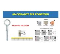 FISSAGGIO/Ancorante per ponteggi misure varie