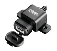 Fissaggio caricabatteria accendisigari con vite per moto USB 12/24V 2400MA LAMPA
