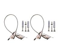 Fissaggio con ancoraggi per mobili, Ancoraggi for mobili 2 set di cinghie di sicurezza 25x2x2 cm for fissare il supporto TV
