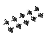 Fissaggio dei bulloni della carenatura in alluminio con vite a conchiglia | Compatibile con accessori moto 5mm M5 DUBNRGC(Black)