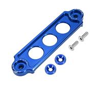 Fissaggio della batteria, staffa della barra di fissaggio della batteria universale da 14 cm in lega di alluminio 3 fori(Blu)