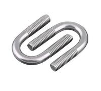 Fissaggio della sella a forma di U Morsetto for tubi con bullone a U in acciaio inossidabile 304 da M6 a M12(M8x34 1pcs)