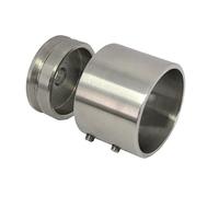 FISSAGGIO FRONTALE SCORREVOLE PER TUBO, INOX AISI 304 - Ø 42.4
